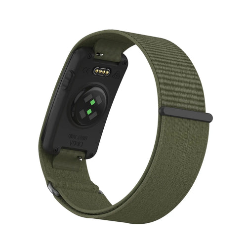 Garmin Cirqa Biceps Nylon Armband (Olivgrün)