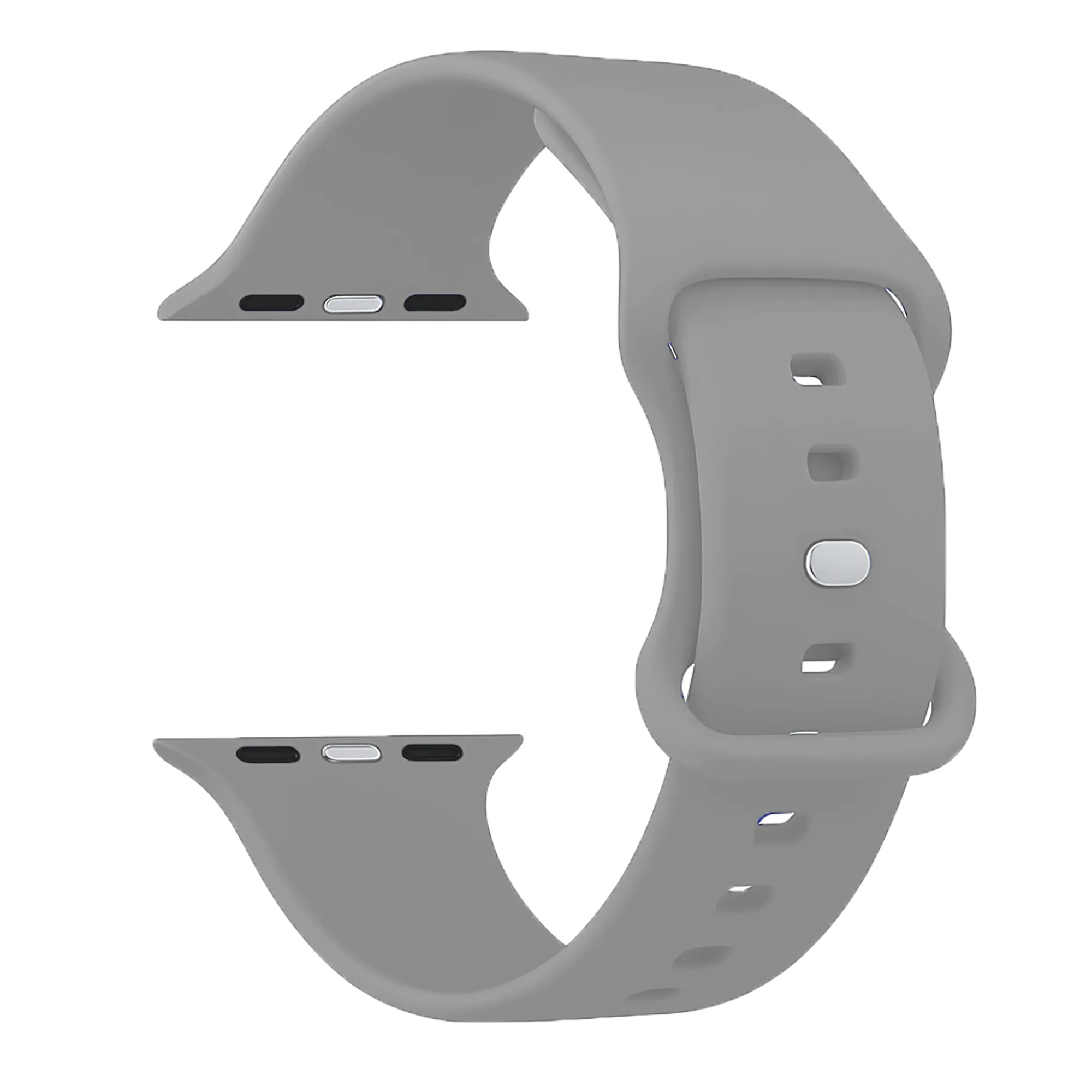 Apple Watch Klassisches Silikonarmband (Grau)