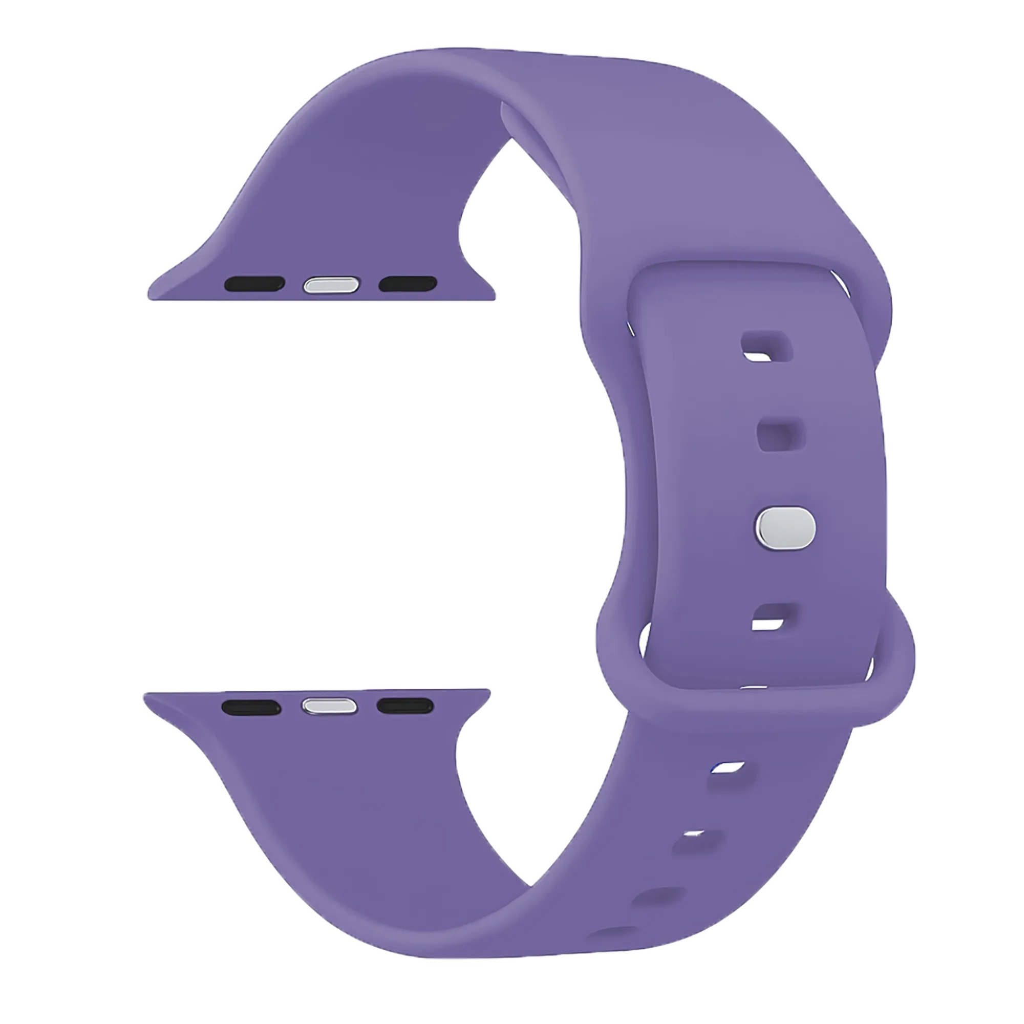 Apple Watch Klassisches Silikonarmband (Lila)