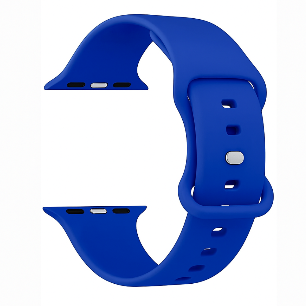 Apple Watch Klassisches Silikonarmband (Royal Blau)
