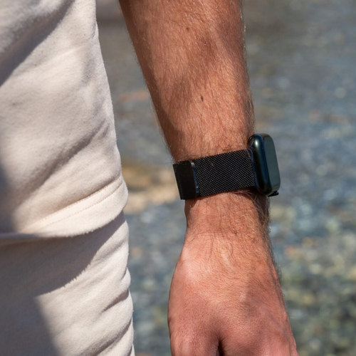Apple Watch Ultra Armband Milanese (Schwarz)