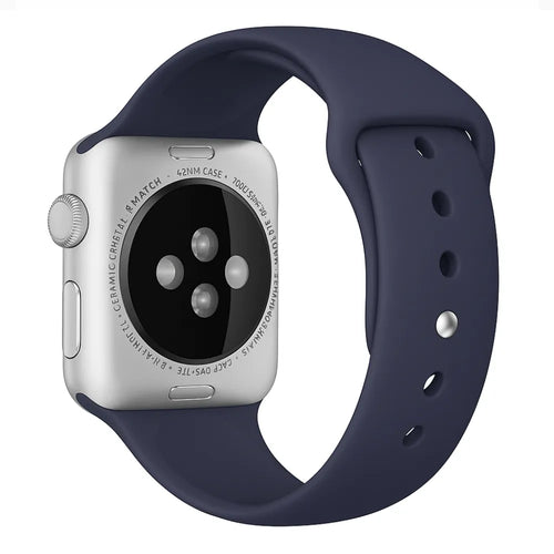 Apple Watch Silikonarmband (Blau)