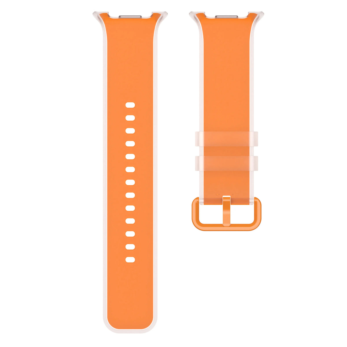 Samsung Galaxy Watch 8 - 44mm Jelly Silicone Strap (Orange)