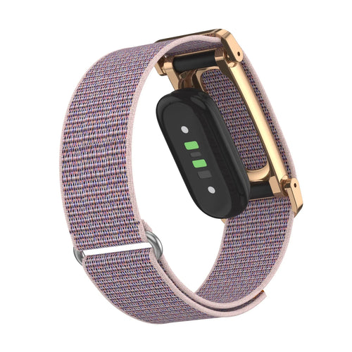 Fitbit Air Nylonband mit Rahmen (Rosa Sand)