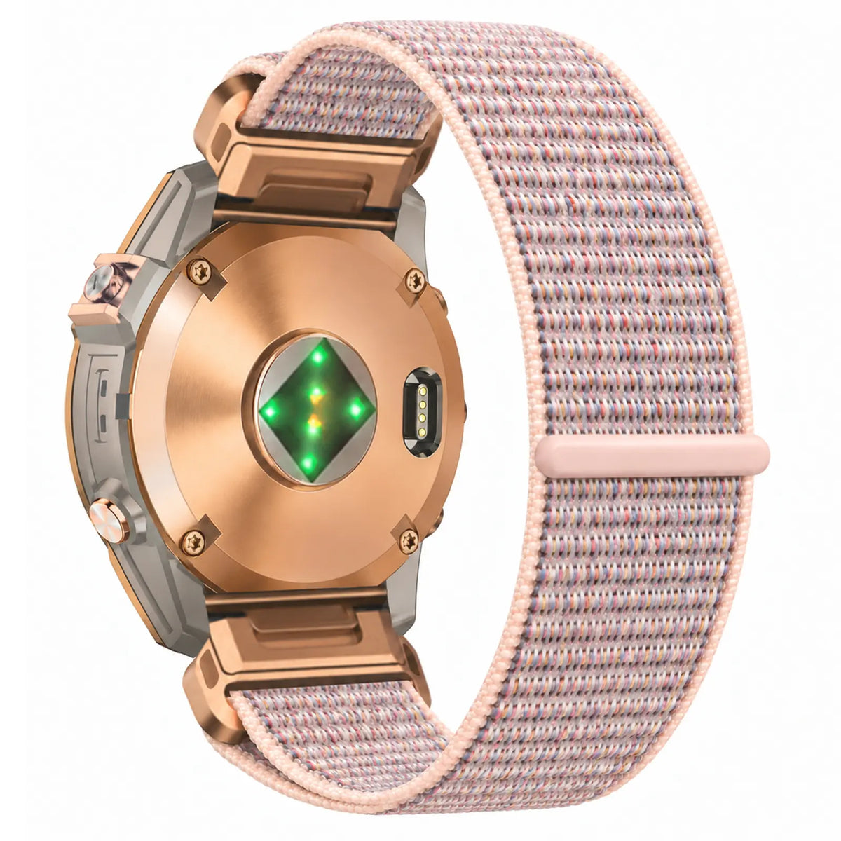 Garmin Fenix 5s/6s Premium Nylon Strap (Pink Sand)