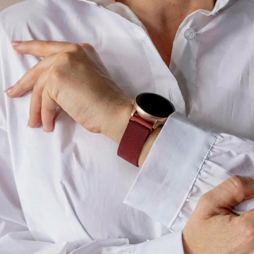 Samsung Galaxy Watch 42mm Milanese Strap (Red)