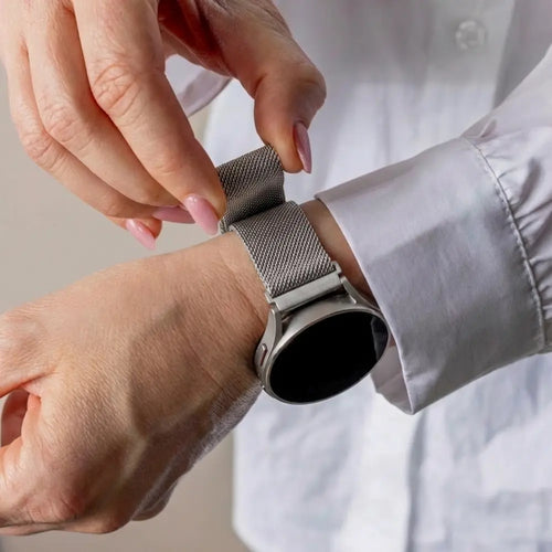 Samsung Galaxy Watch 42mm Milanese Armband (Polarstern)