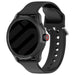 Universal 24mm Silicone Buckle Strap (Black)