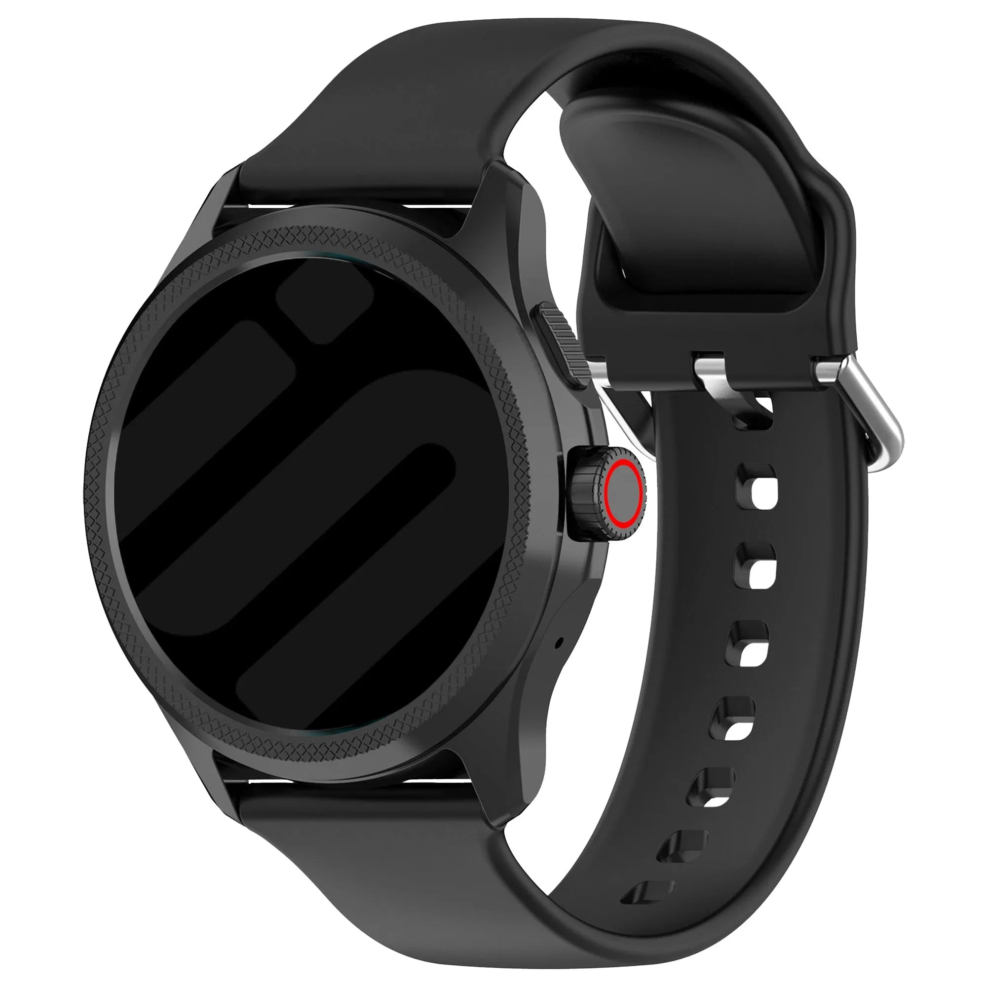 Coros Nomad Schnalle Silikonarmband (Schwarz)