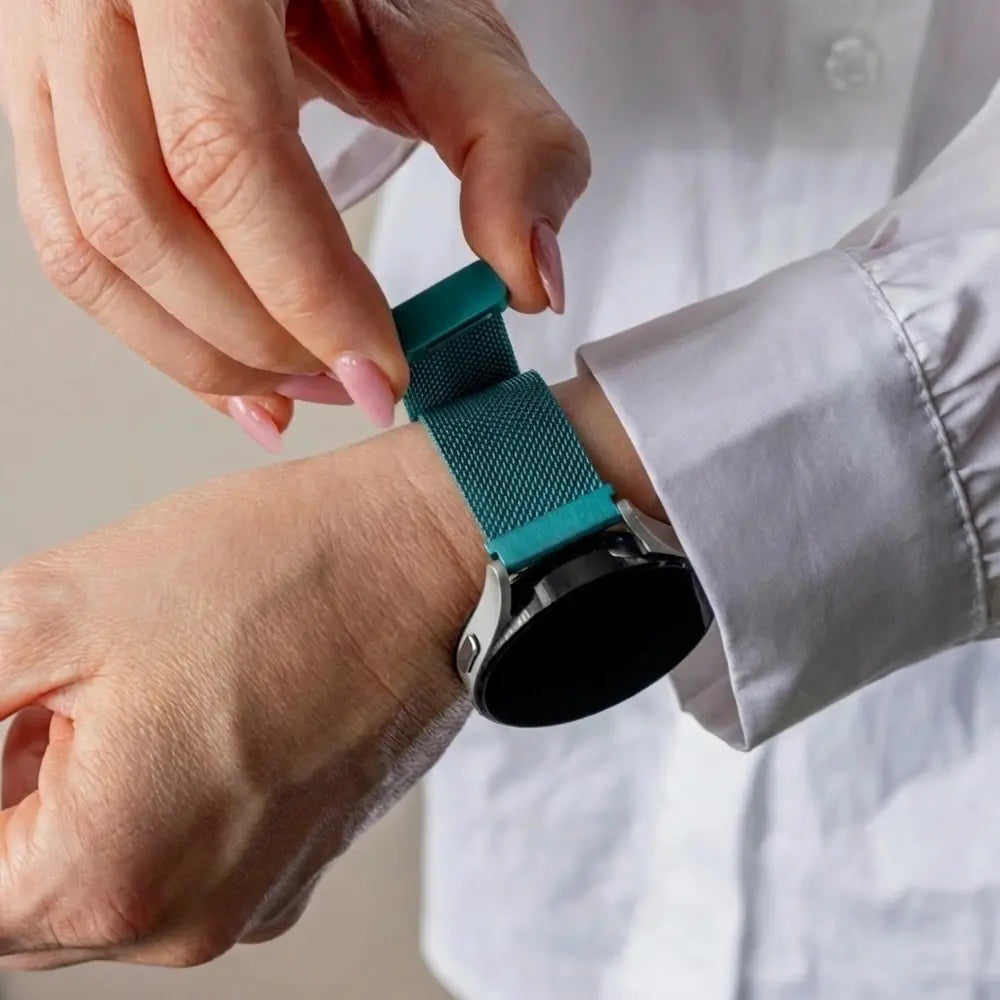 Samsung Galaxy Watch Active Milanese Strap (Green)