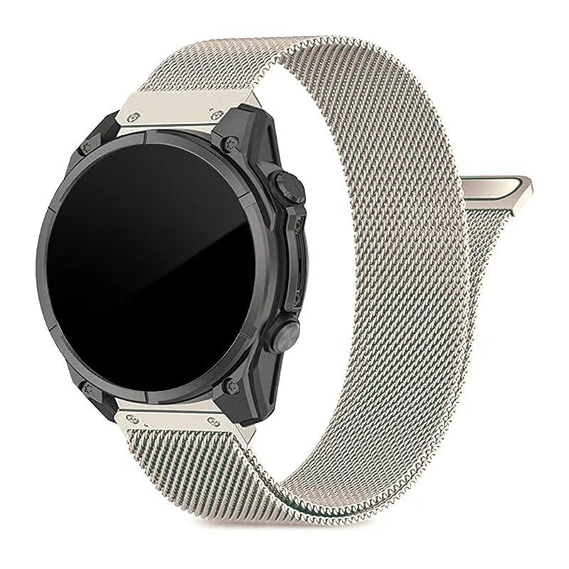 Garmin Instinct E - 40mm Premium Milanese Strap (Starlight)