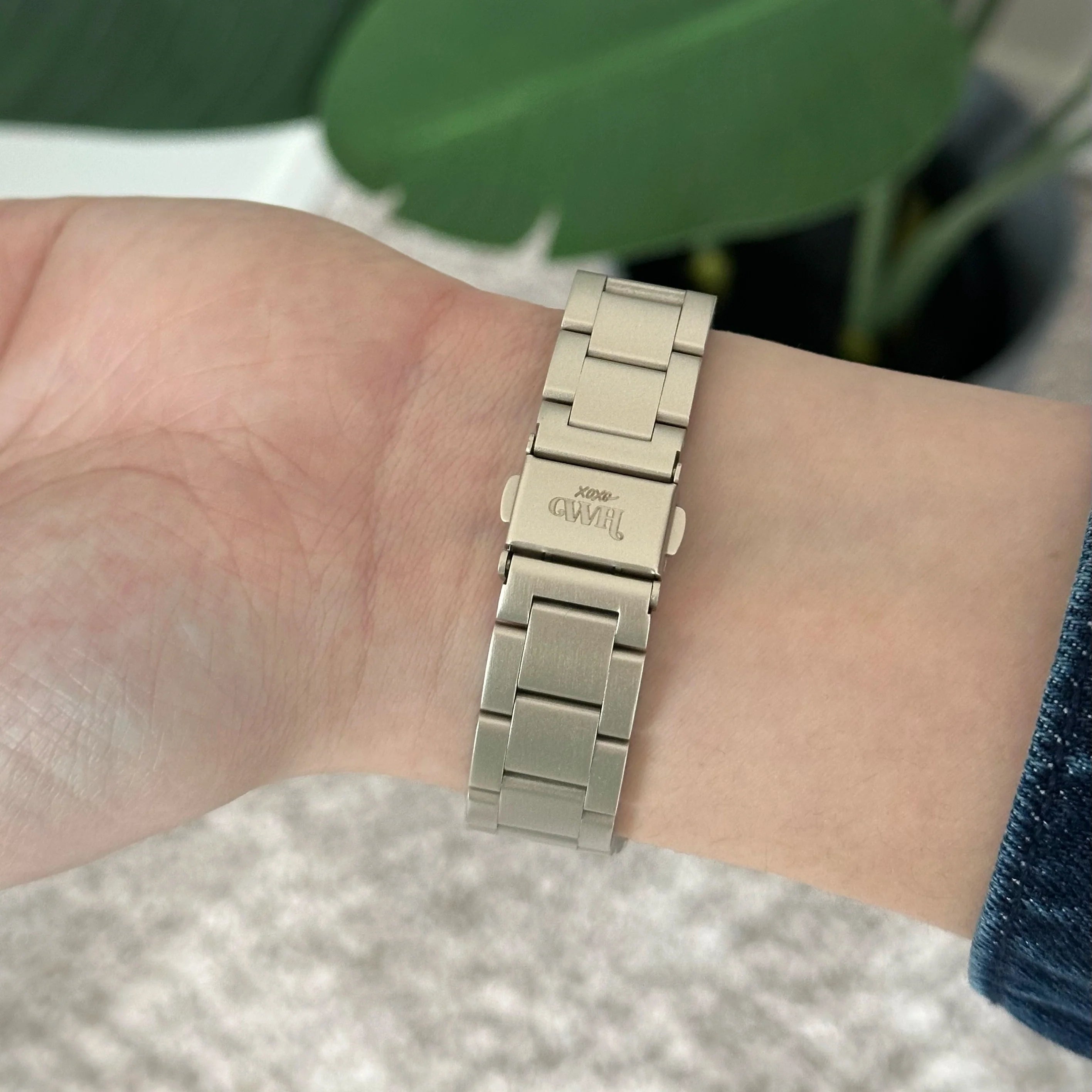 xoxo Wildhearts Apple Watch Feines Stahlarmband (Polarstern)