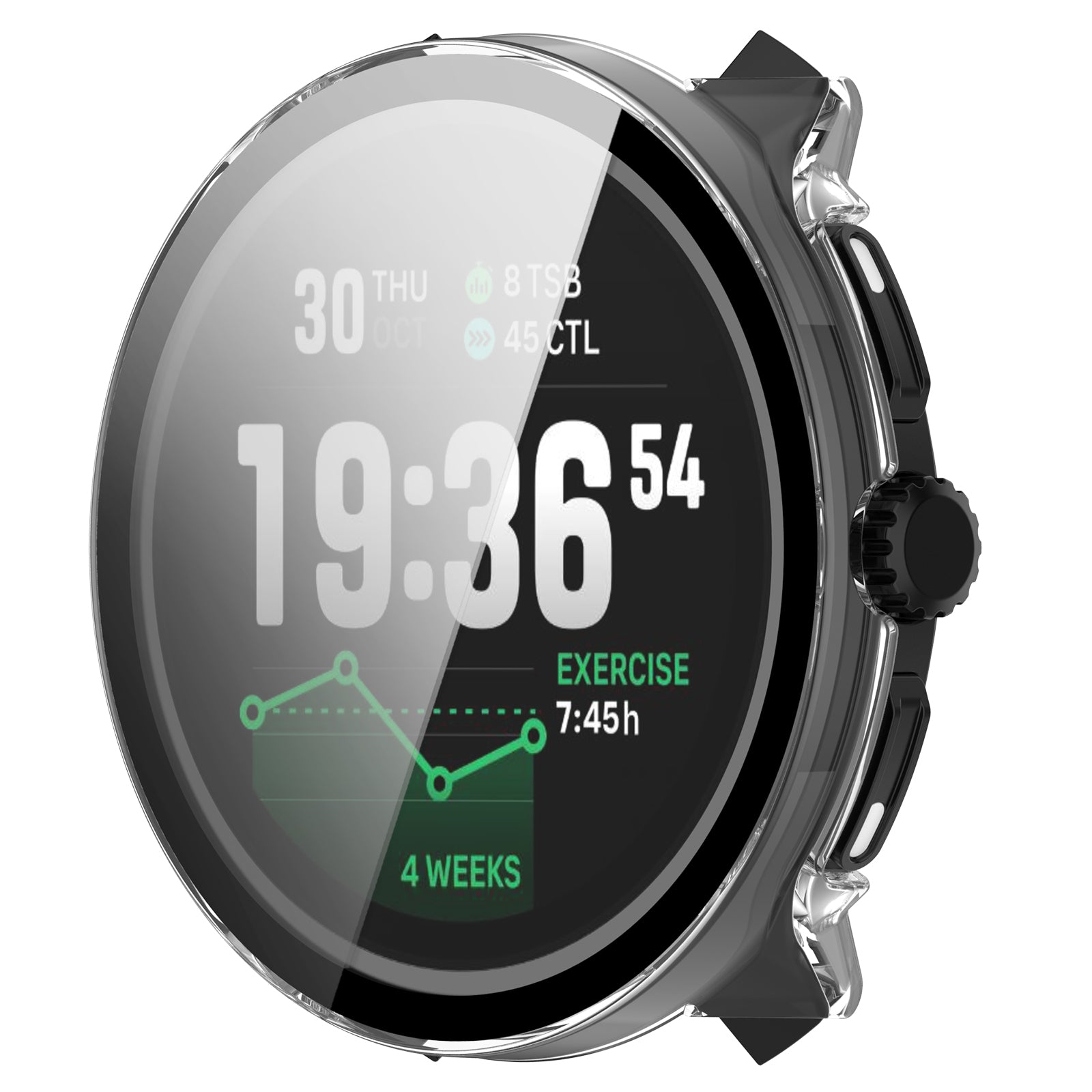 Suunto Race 2 Hardcase mit Glas (Transparent)