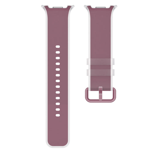 Samsung Galaxy Watch 9 - 44mm Jelly Silkonarmband (Weinrot)