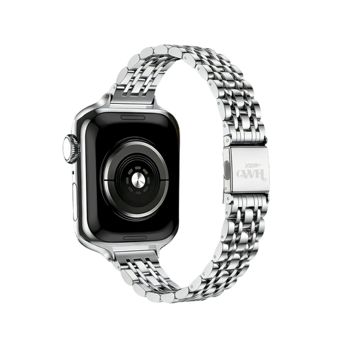 xoxo Wildhearts Apple Watch Stahlarmband 'Slim' (Silber)
