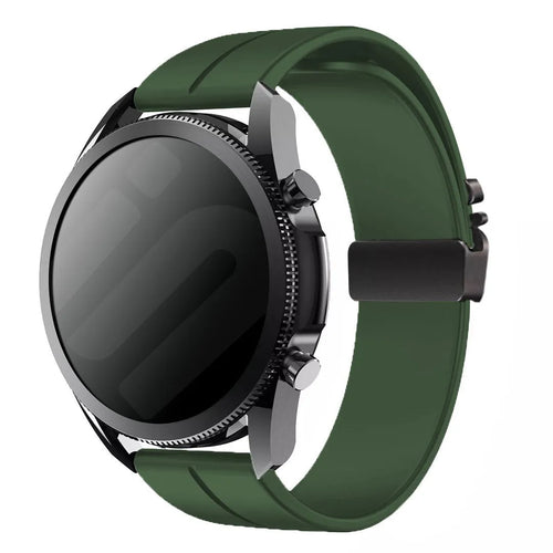 ICE Smart TKS Rectangular 1.41 Silikonarmband mit P-Schnalle (Grün)