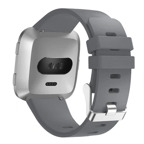 Fitbit Versa/Versa 2 Silicone Strap with Buckle (Grey)
