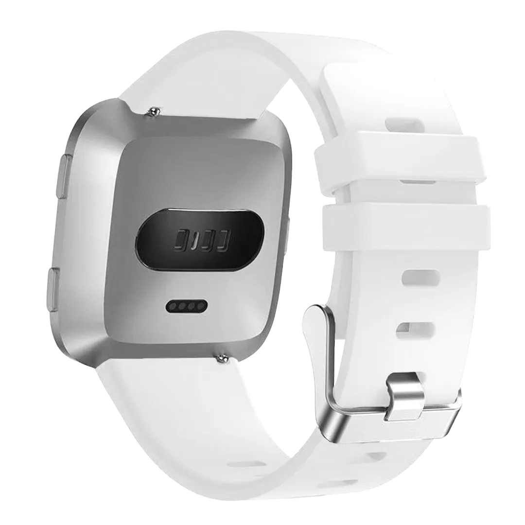 Fitbit Versa / Versa 2 Silikonarmband (Weiß)