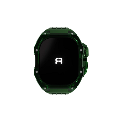Reqior Apple Watch 45mm Polymer Case with Rubber Strap (Green)