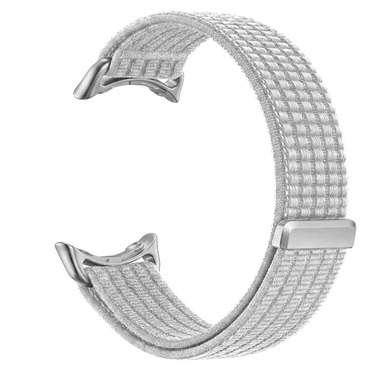 Google Pixel Watch 3 - 45mm Ultradünnes Nylonband (Hellgrau)
