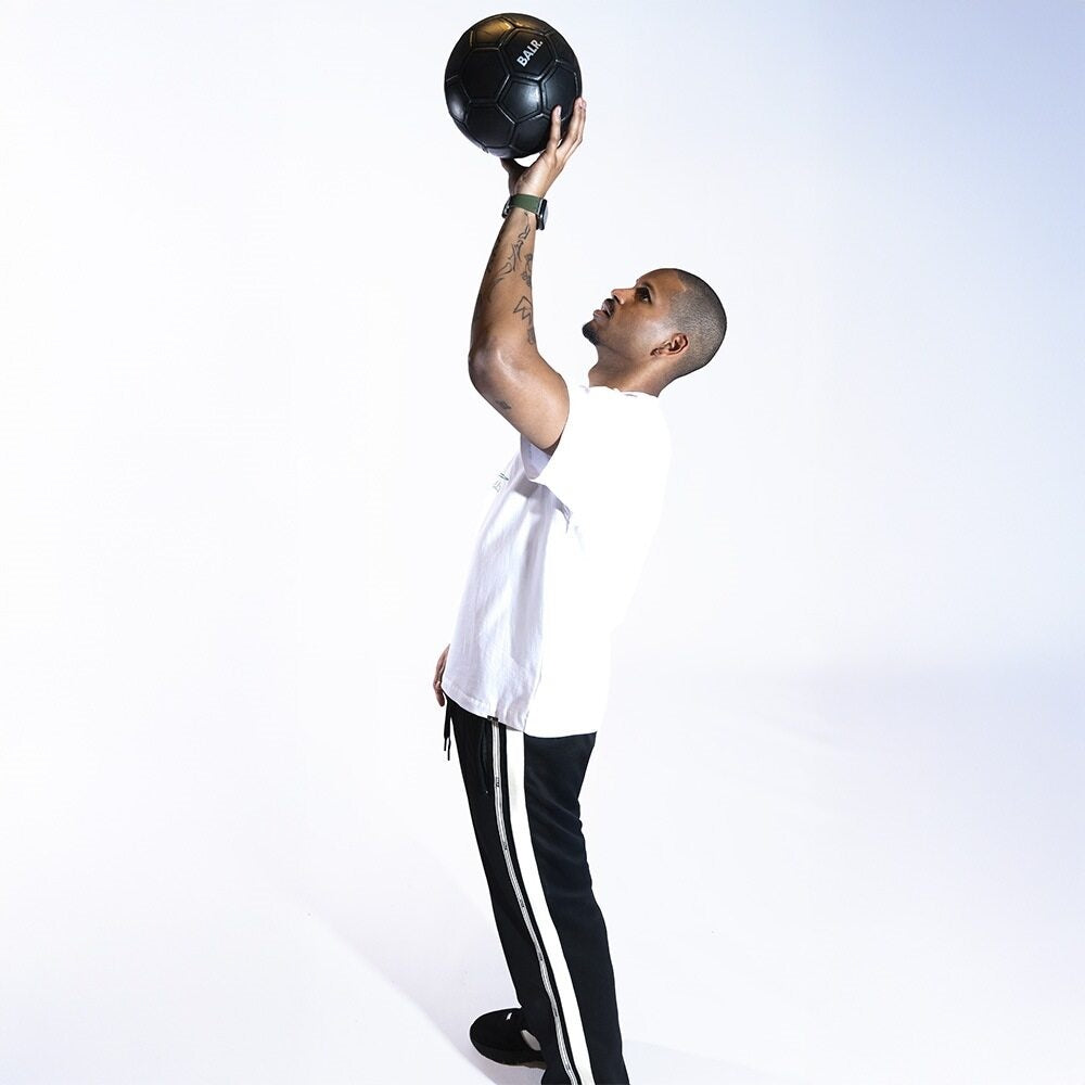 BALR. Apple Watch Ultra Liquid Silicone Strap (Green/Titanium)