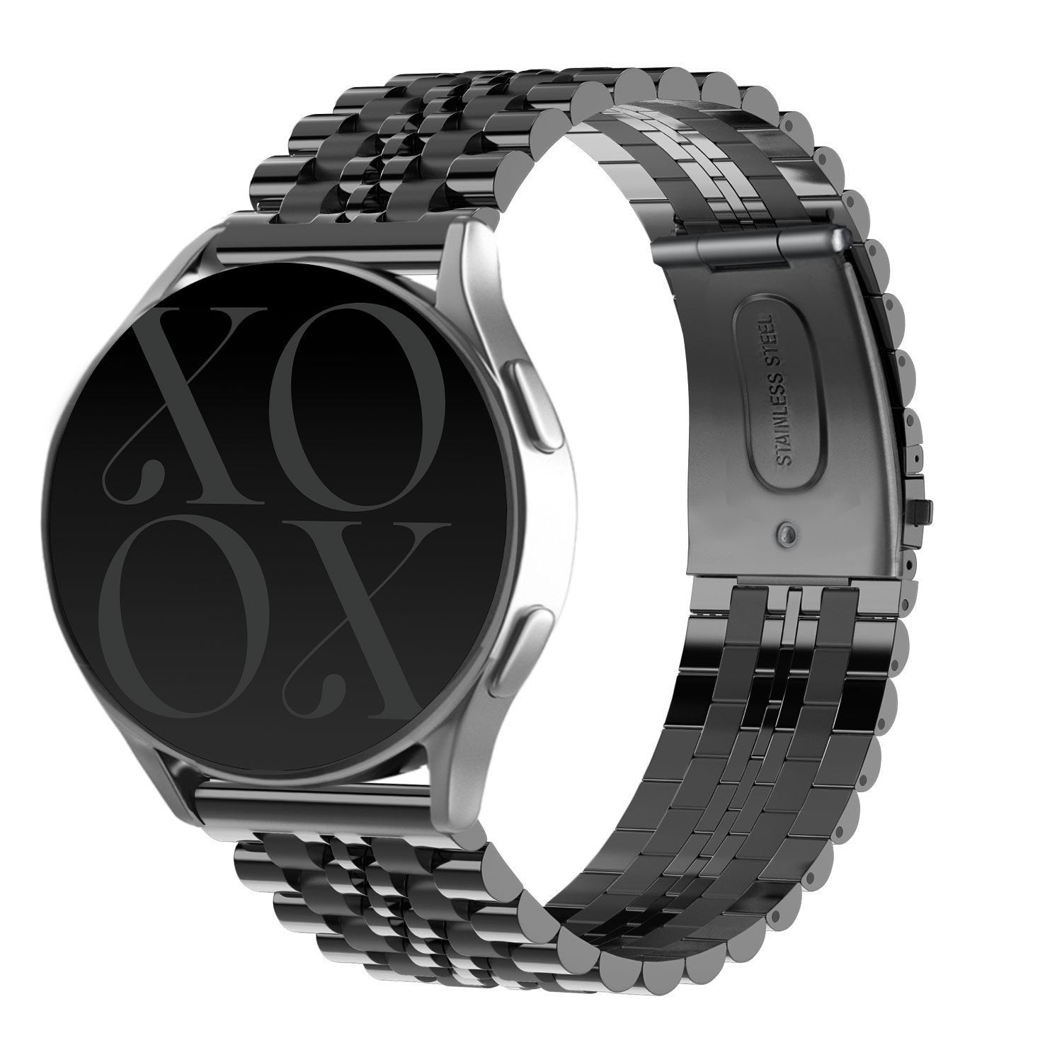 xoxo Wildhearts Samsung Gear S3 Stahlarmband (Schwarz)