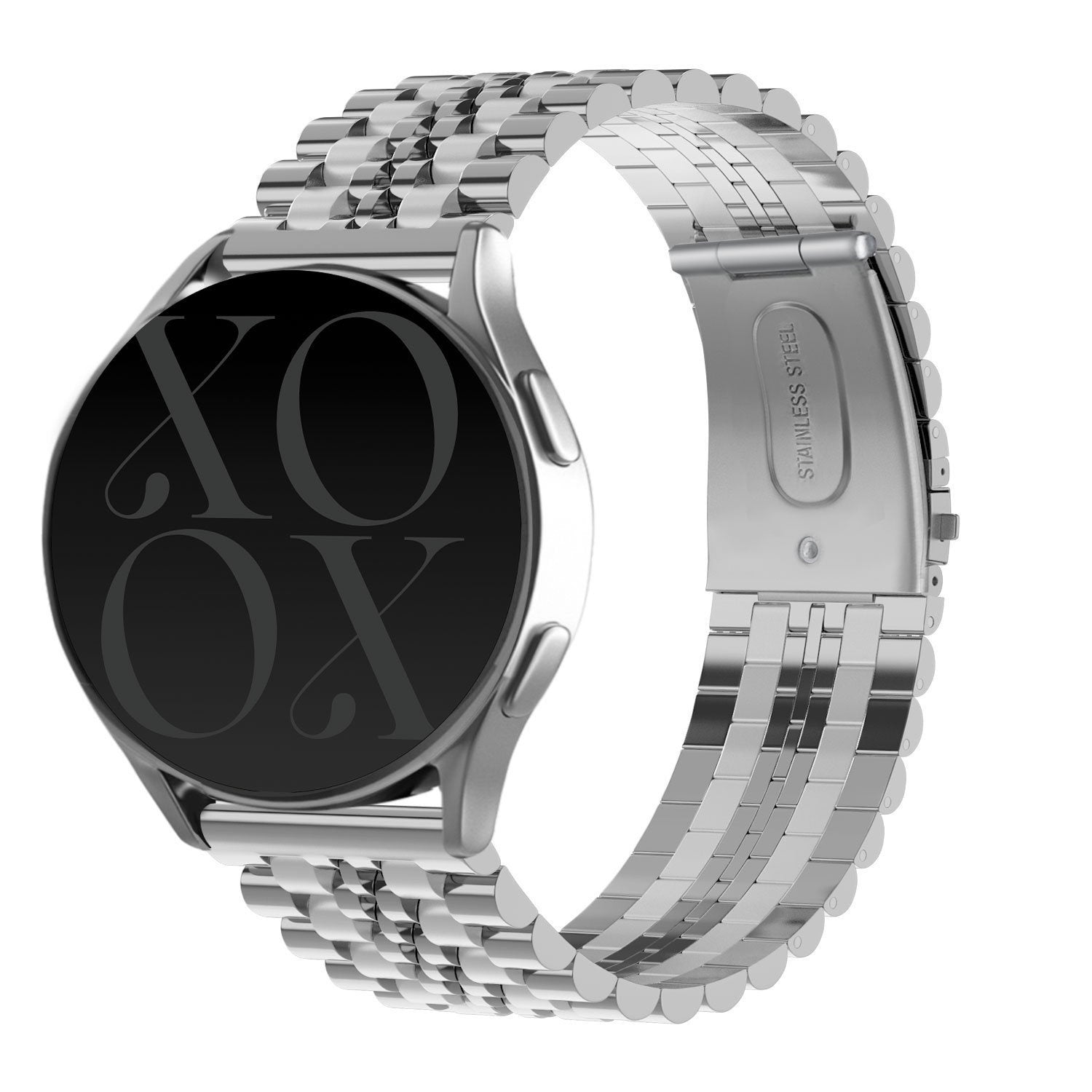 xoxo Wildhearts Samsung Galaxy Watch 3 45mm Stahlarmband (Silber)