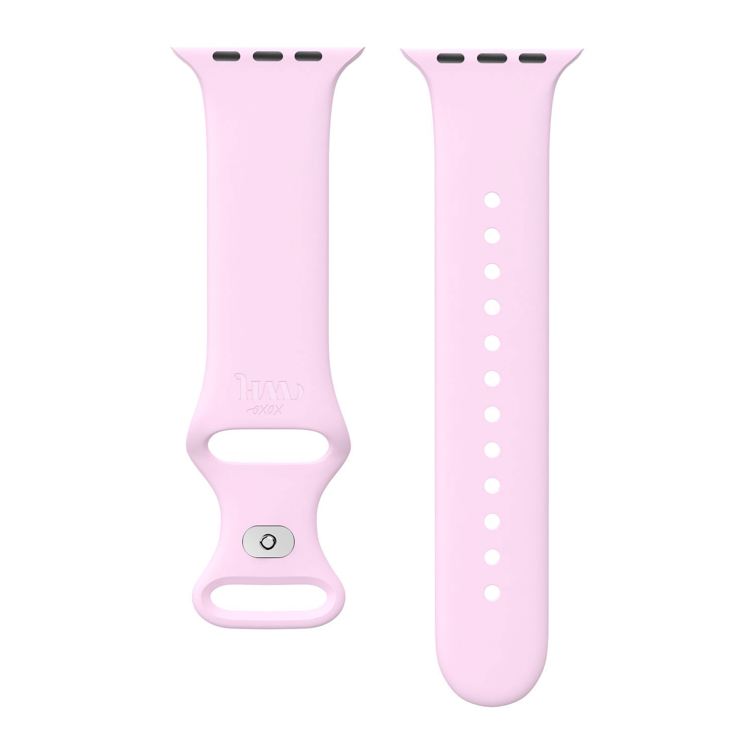 xoxo Wildhearts Apple Watch Silicone Strap (Bright Pink)