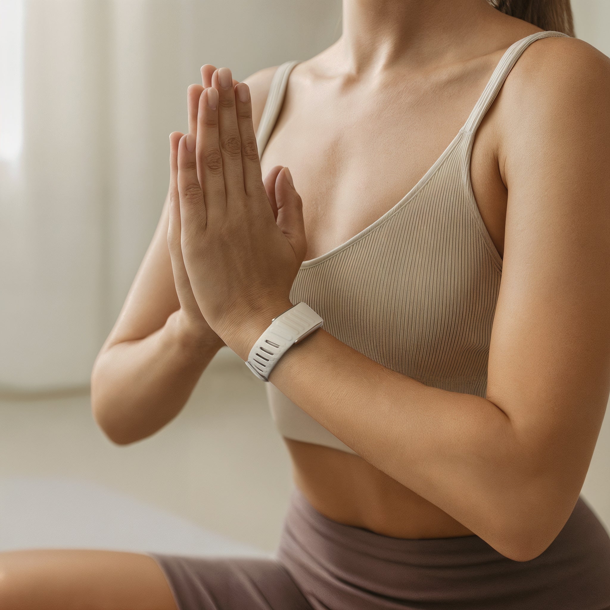 Whoop MG Sport Strap (Light Grey/Black)