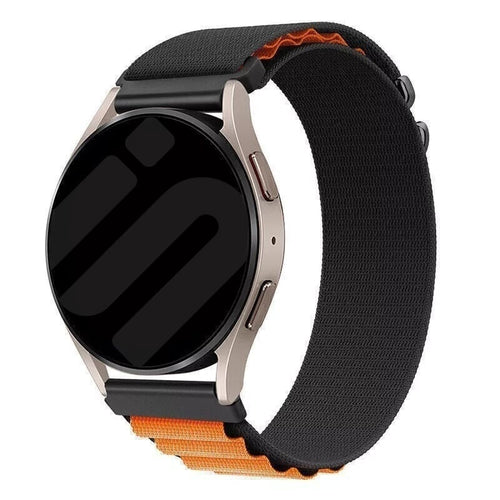 Suunto Vertical 2 Alpine Nylonarmband (Schwarz/Orange)
