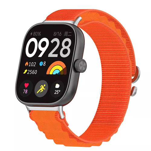 Redmi Watch 4 Alpine Nylonarmband (Orange)