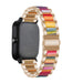 Amazfit GTS 3 Resin Steel Strap (Rose Gold/Multicoloured)