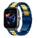 Amazfit GTS 3 Steel Strap (Blue/Gold)
