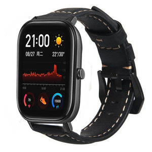 amazfit-gts-leren-bandje-zwart