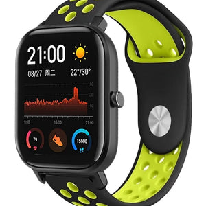 amazfit-gts-sport-band-zwart-geel
