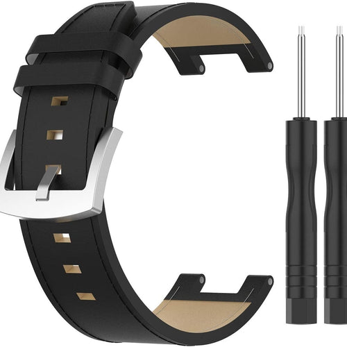 amazfit-t-rex-leren-bandje-zwart-1