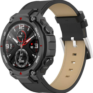 amazfit-t-rex-pro-lederarmband-schwarz