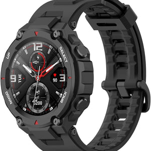 amazfit-t-rex-pro-silikonarmband-schwarz