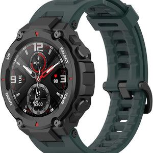 amazfit-t-rex-siliconen-bandje-donkergroen