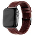 Bandz Apple Watch Echtleder Armband (Dunkelbraun)