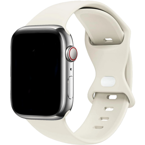 Apple Watch Ultra Klassisches Silikonarmband (Beige)