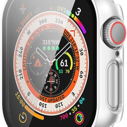 Apple Watch 10 Hard Case with Glass (Silver)