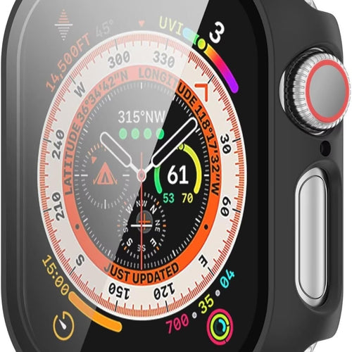 Apple Watch Hardcase mit Glass (schwarz)