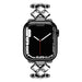 Apple Watch Steel Diamond Strap (Black)