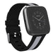 Apple Watch Canvas-Armband (Schwarz/Grau)