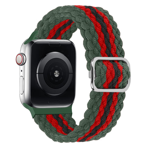 apple-watch-geweven-bandje-oranje-groen-1