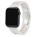 Apple Watch Keramik Stahlarmband (Weiß/Gold)