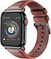Apple Watch Lederarmband (Rot/Braun)
