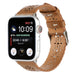 Apple Watch Lederarmband mit Muster (Braun)