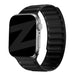 Bandz Apple Watch magnetisches gewebtes Armband (Schwarz)